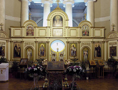 Иконостас храма Всех Скорбящих Радости, С-Петербург