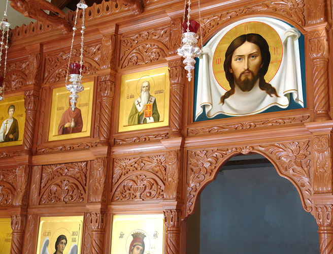  резной деревянный иконостас